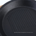 Cast iron steak plate for restaurant